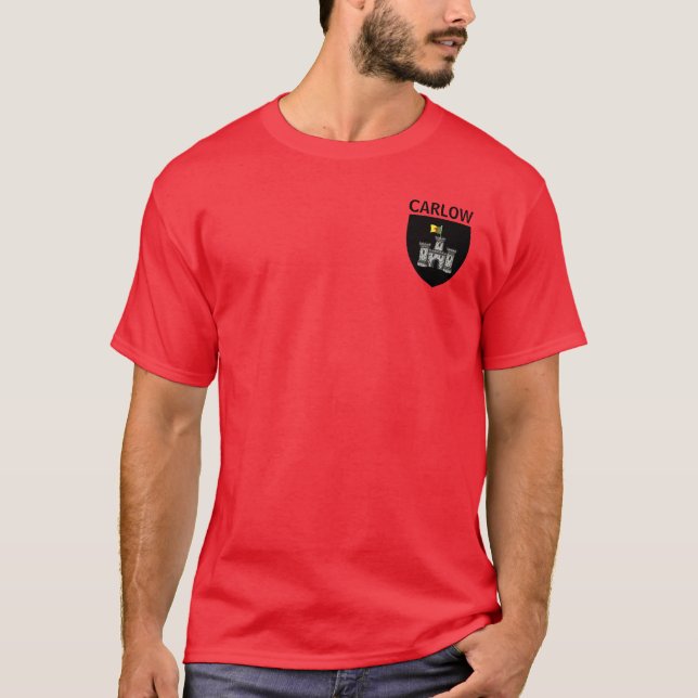 Coat of Arms of Carlow (town), Republic of Ireland T-Shirt (Front)