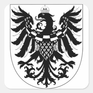 Coat of arms of Carniola Square Sticker
