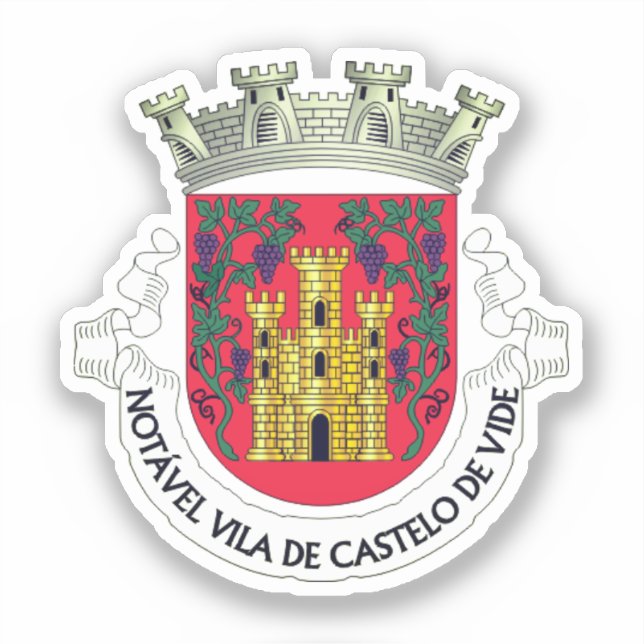 Coat of Arms of Castelo de Vide, Portugal (Front)