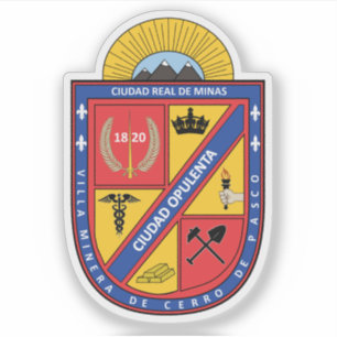 Coat of arms of Cerro de Pasco, Peru