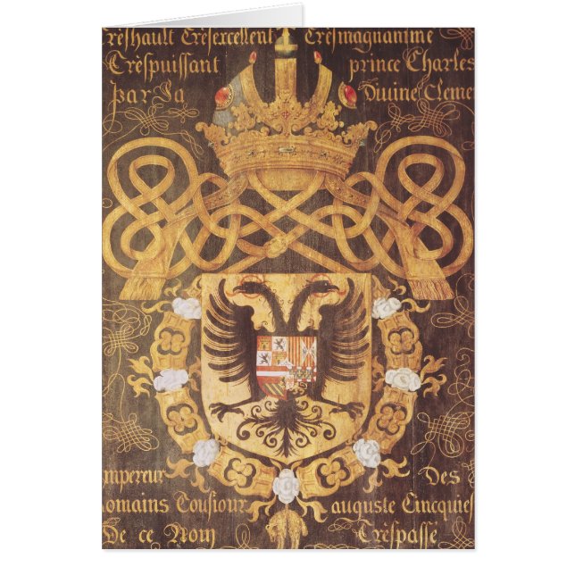 Coat of Arms of Charles V  of the 23rd Chapter (Front)