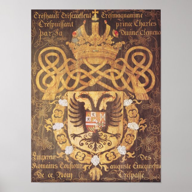 Coat of Arms of Charles V  of the 23rd Chapter Poster (Front)