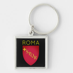 Coat of Arms of city of Rome, Italy Key Ring