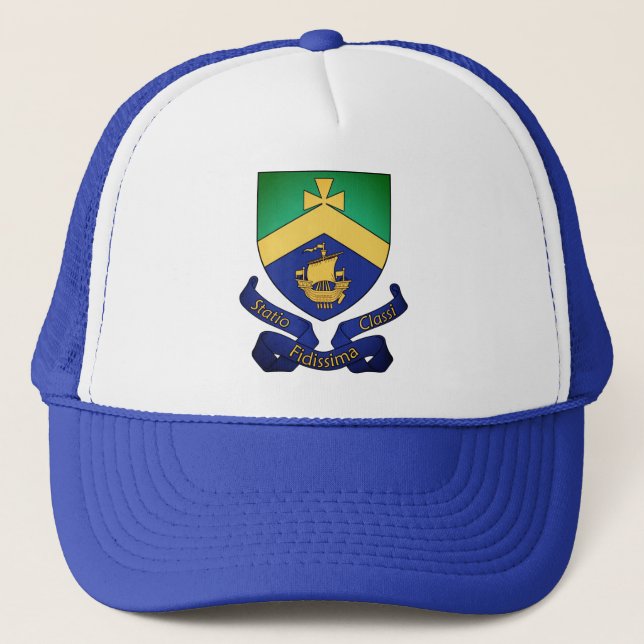 Coat of Arms of Cobh (County Cork), Ireland Trucker Hat (Front)