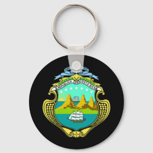 Coat of arms of Costa Rica Key Ring