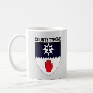 Coat of Arms of County Tyrone, Northern Ireland Coffee Mug