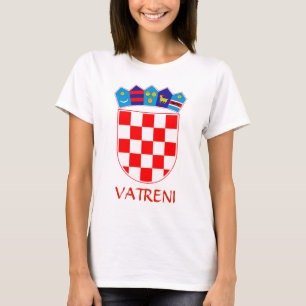 Coat of Arms of Croatia Vatreni T-Shirt