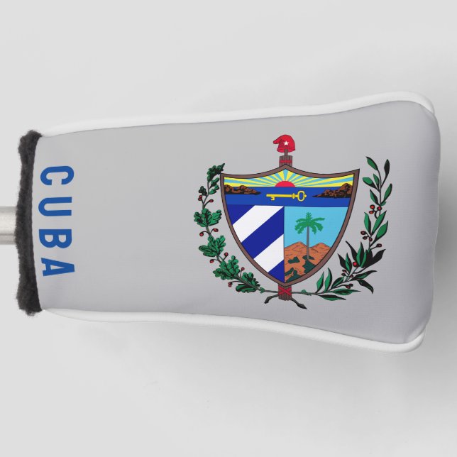 Coat of arms of Cuba Golf Head Cover (Front)