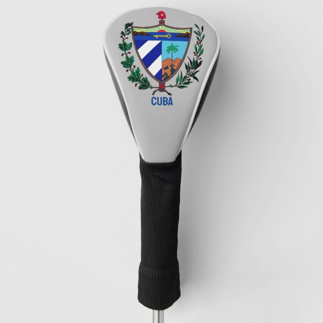 Coat of arms of Cuba Golf Head Cover (Front)