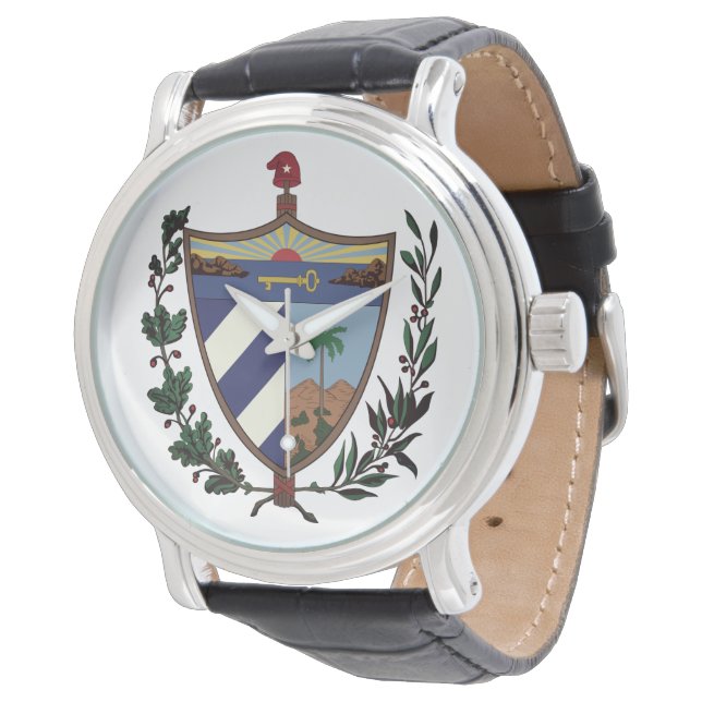 Coat of arms of Cuba Watch (Angled)