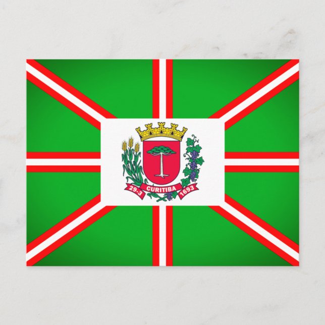 Coat of Arms of Curitiba, Brazil Postcard (Front)