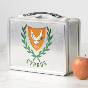 Coat of Arms of CYPRUS Metal Lunch Box