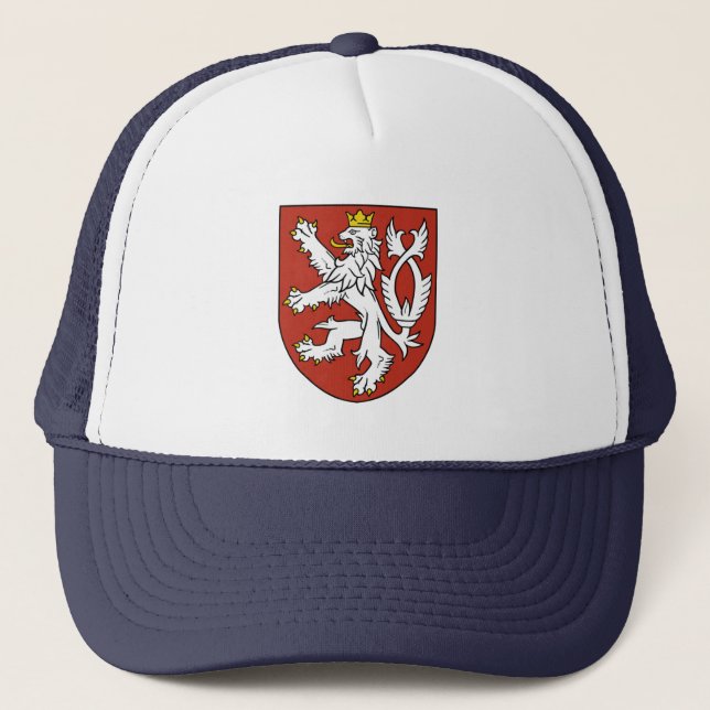 Coat of Arms of Czech Republic  Trucker Hat (Front)