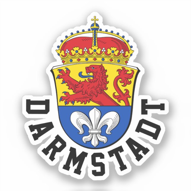 Coat of Arms of Darmstadt, Germany (Front)