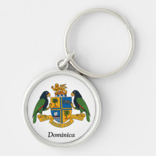 Coat of arms of Dominica Key Ring