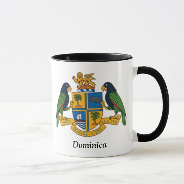Coat of arms of Dominica Mug (Right)