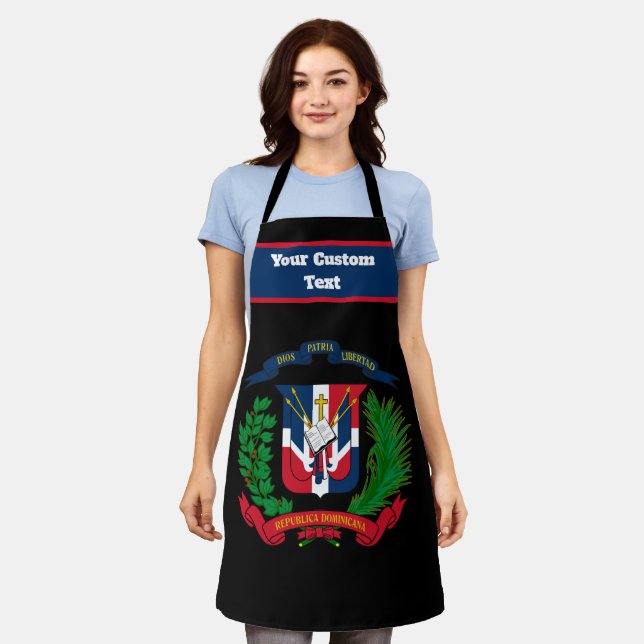 Coat of arms of Dominican Republic Apron (Worn)