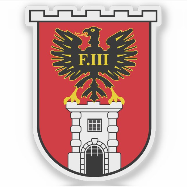 Coat of arms of Eisenstadt, Austria (Front)