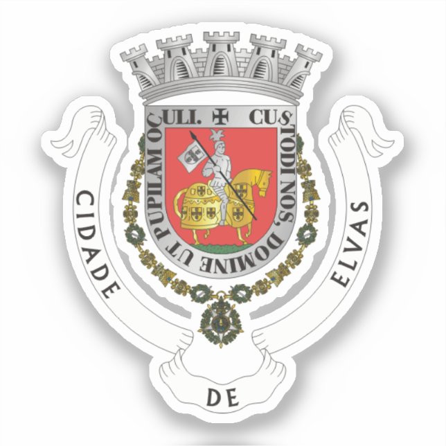 Coat of Arms of Elvas, Portugal (Front)
