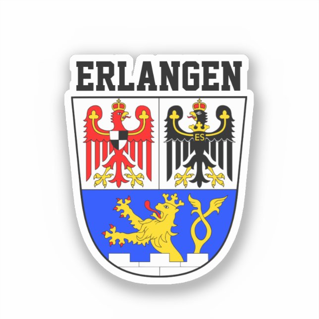 Coat of Arms of Erlangen, GERMANY (Front)