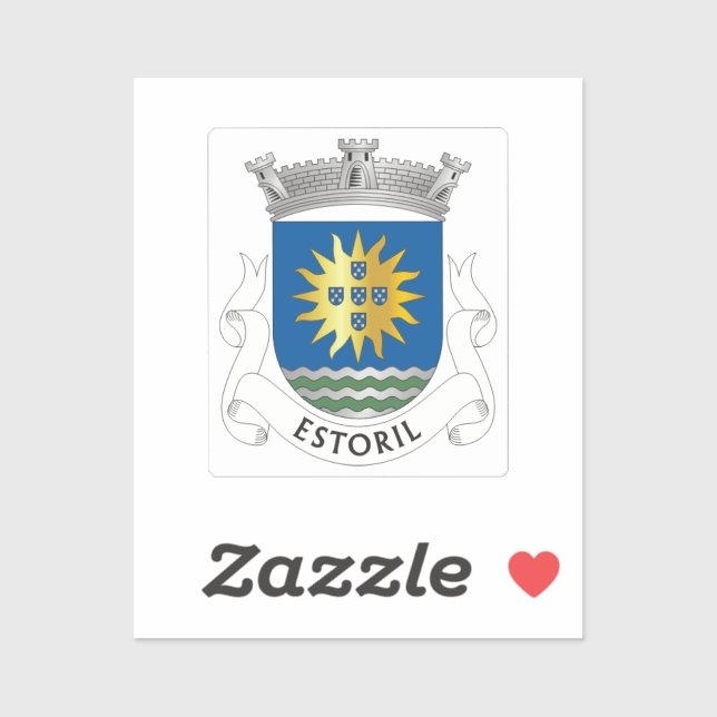 Coat of Arms of Estoril, Portugal (Sheet)