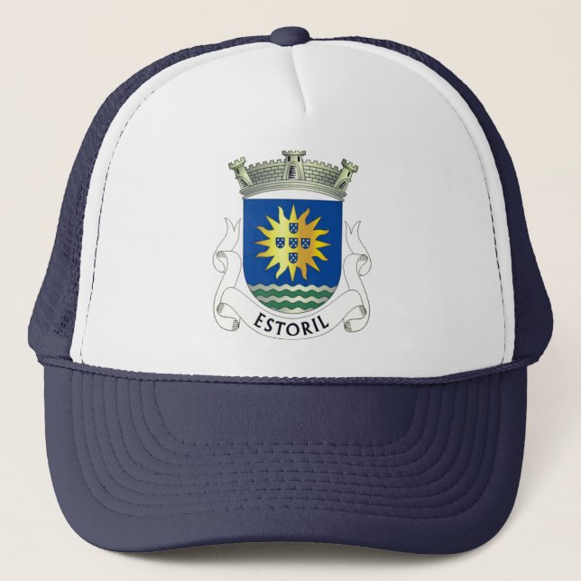 Coat of Arms of Estoril, Portugal Coffee Mug Trucker Hat (Front)
