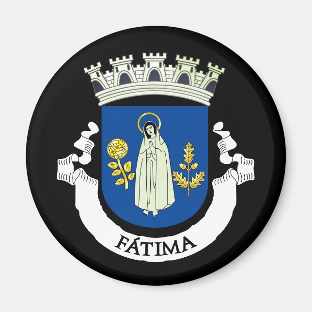 Coat of Arms of Fátima, Portugal Magnet (Front)