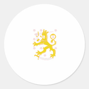Coat of arms of Finland Classic Round Sticker