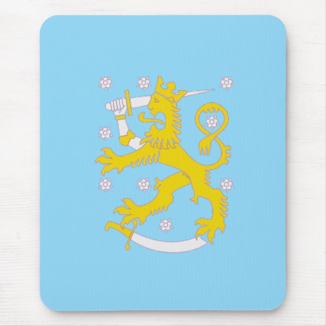 Coat of arms of Finland Mouse Mat (Front)