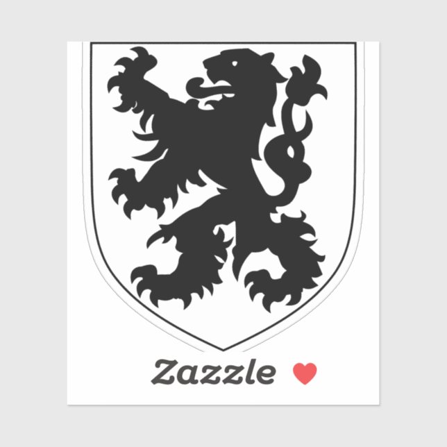 Coat of Arms of Flanders (Sheet)