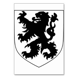 Coat of Arms of Flanders Table Number