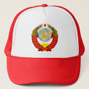 Coat of Arms of former Soviet Union Trucker Hat