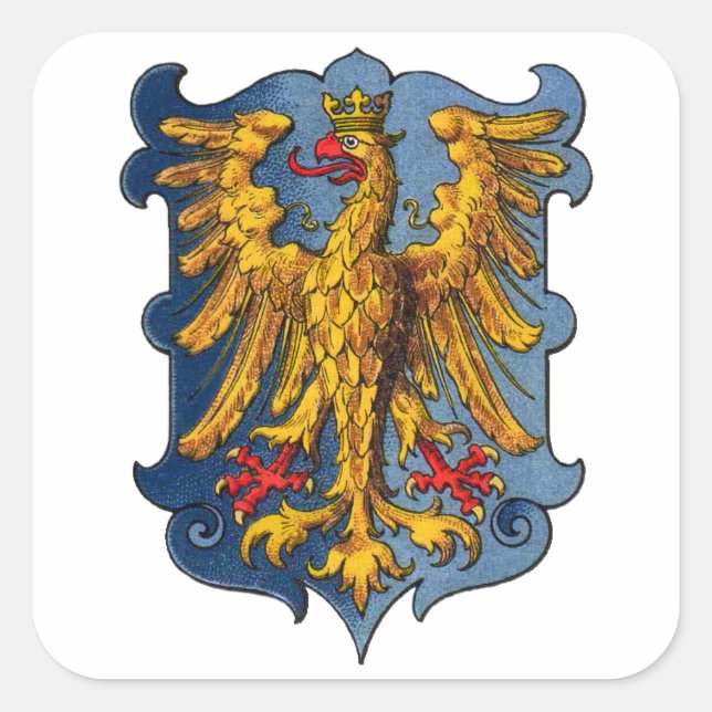 Coat of arms of Friuli Square Sticker (Front)