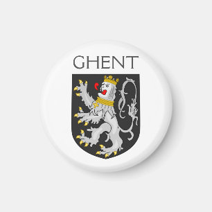 Coat of Arms of Ghent, Belgium Magnet