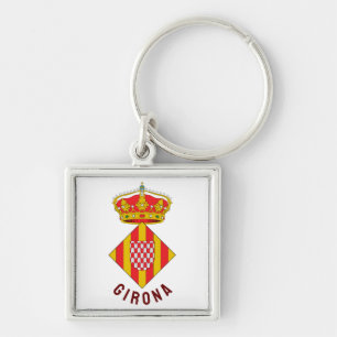 Coat of Arms of Girona Key Ring