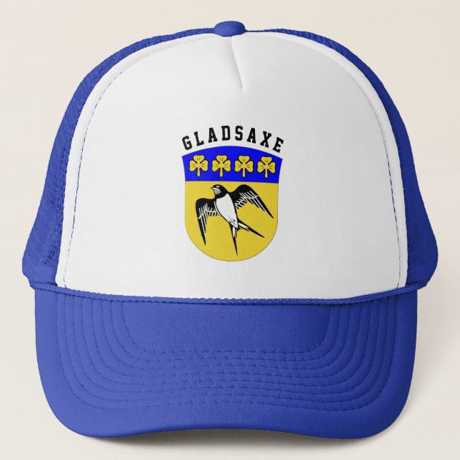 Coat of Arms of Gladsaxe, Denmark Trucker Hat (Front)