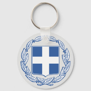 Coat of arms of Greece Key Ring