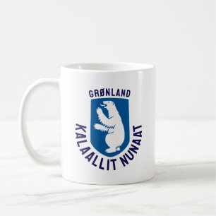 Coat of Arms of Greenland - names added Coffee Mug