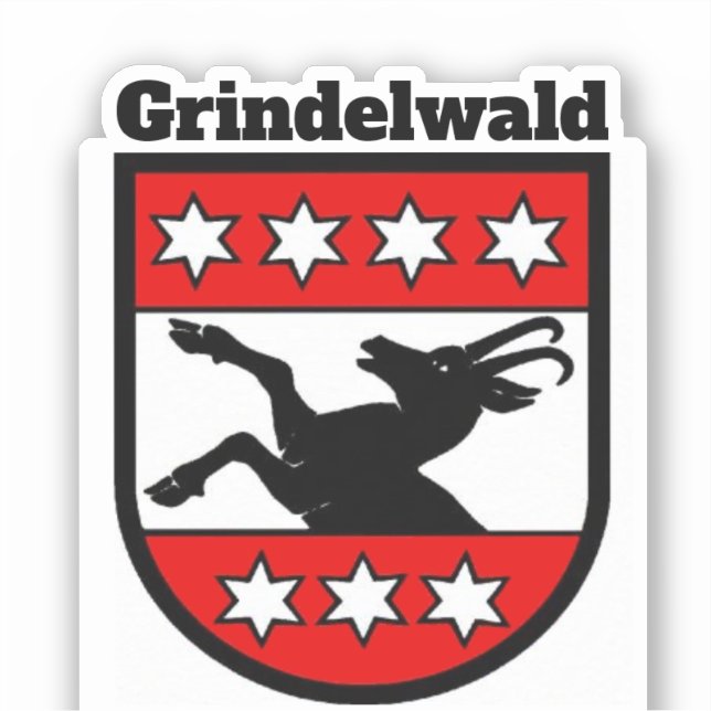 Coat of Arms of Grindelwald, Switzerland (Front)