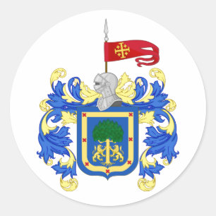 Coat of Arms of Guadalajara, Mexico Classic Round Sticker