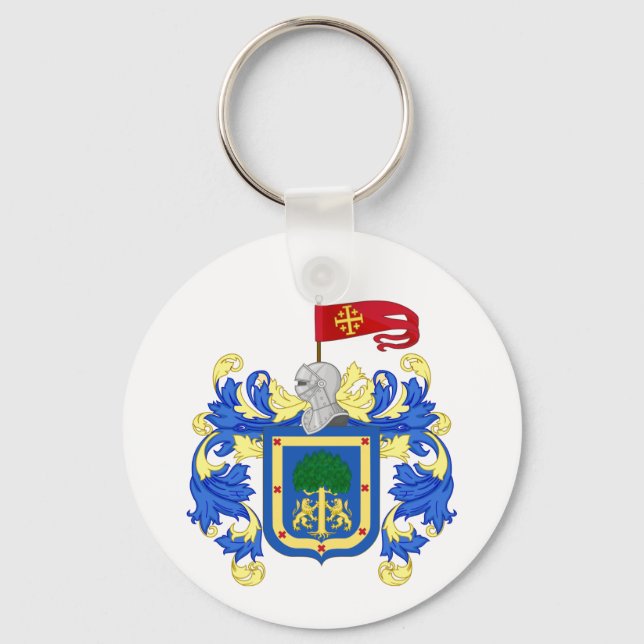 Coat of Arms of Guadalajara, Mexico Key Ring (Front)