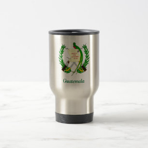 Coat of arms of Guatemala Travel Mug