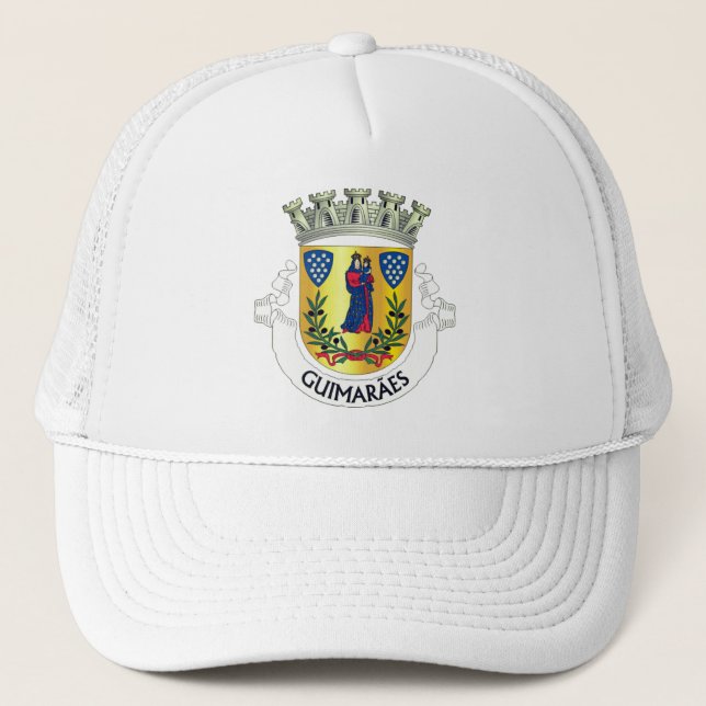 Coat of Arms of Guimarães, Portugal Trucker Hat (Front)