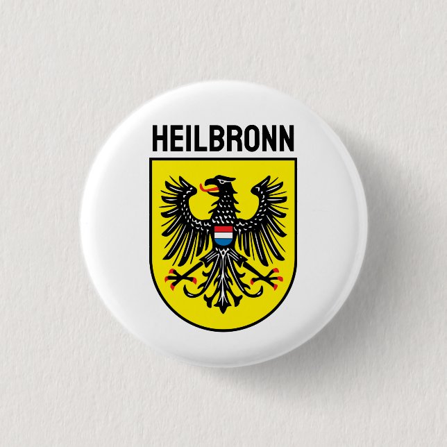 Coat of Arms of Heilbronn, Germany 3 Cm Round Badge (Front)