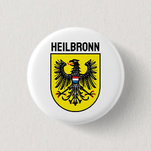 Coat of Arms of Heilbronn, Germany 3 Cm Round Badge