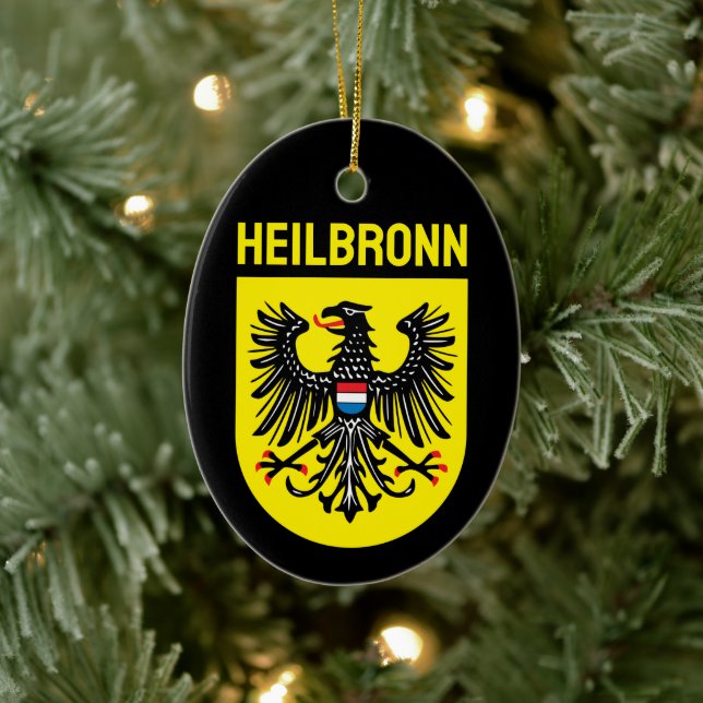 Coat of Arms of Heilbronn, Germany Ceramic Tree Decoration (Tree)