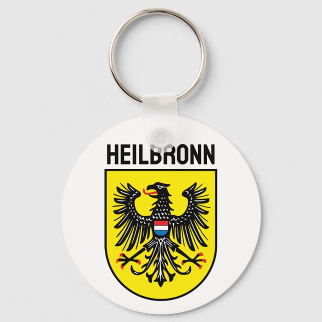 Coat of Arms of Heilbronn, Germany Key Ring (Front)