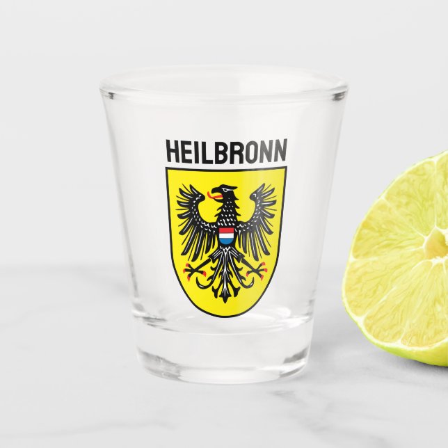 Coat of Arms of Heilbronn, Germany Shot Glass (Front)