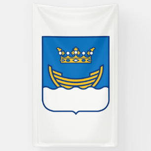 Coat of Arms of Helsinki (Finland) Banner