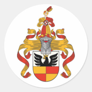 Coat of Arms of Hildesheim, Germany Classic Round Sticker